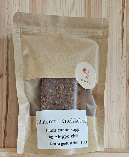 Lions Mane knekkebrød med chili