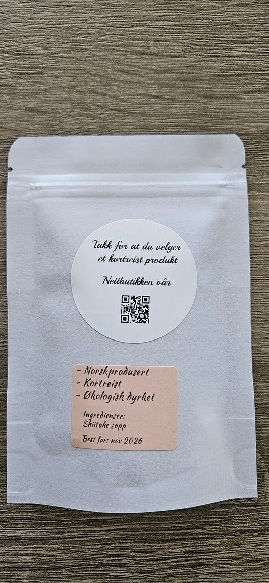 Rent Shiitake sopp-pulver