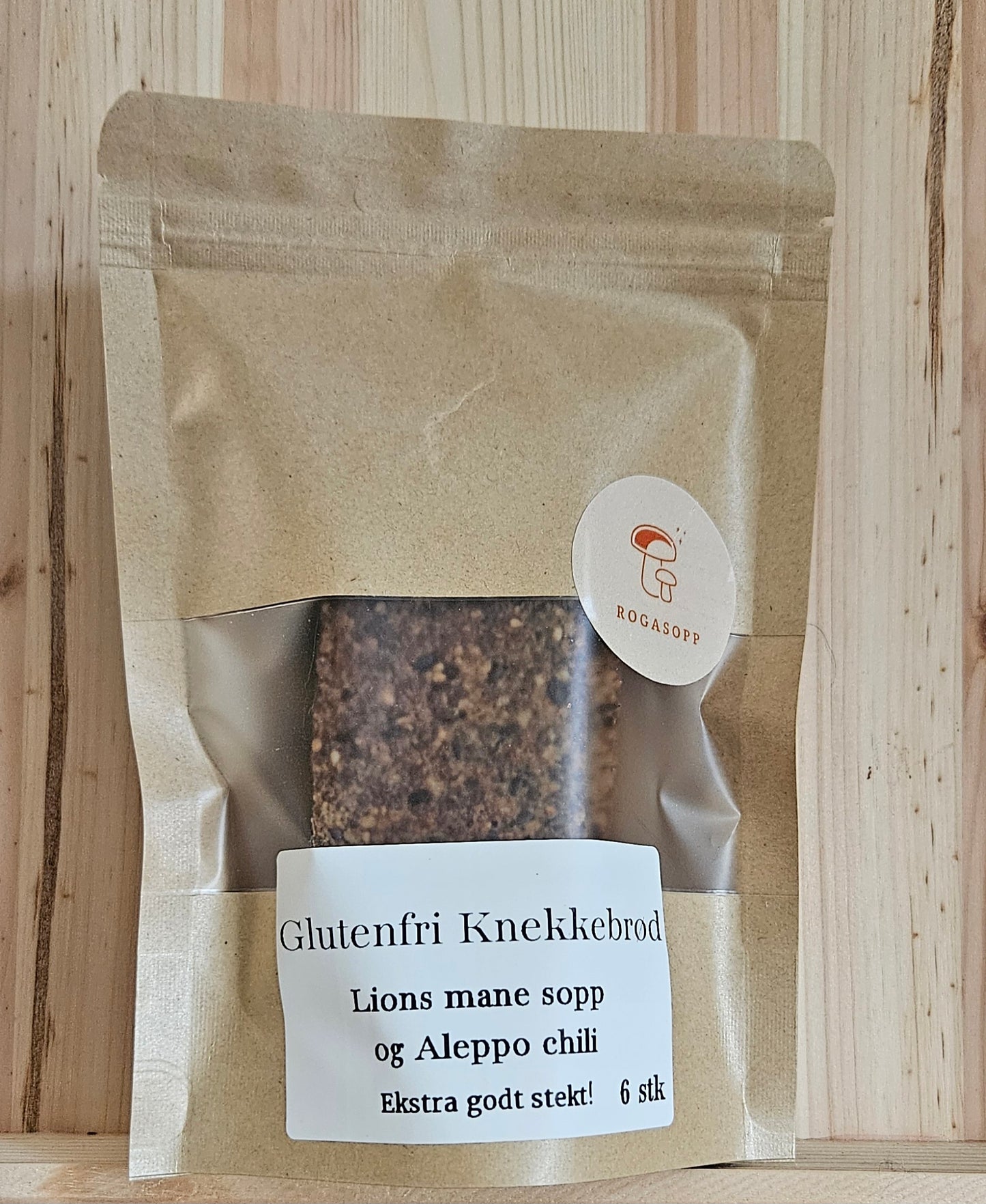 Lions Mane knekkebrød med chili