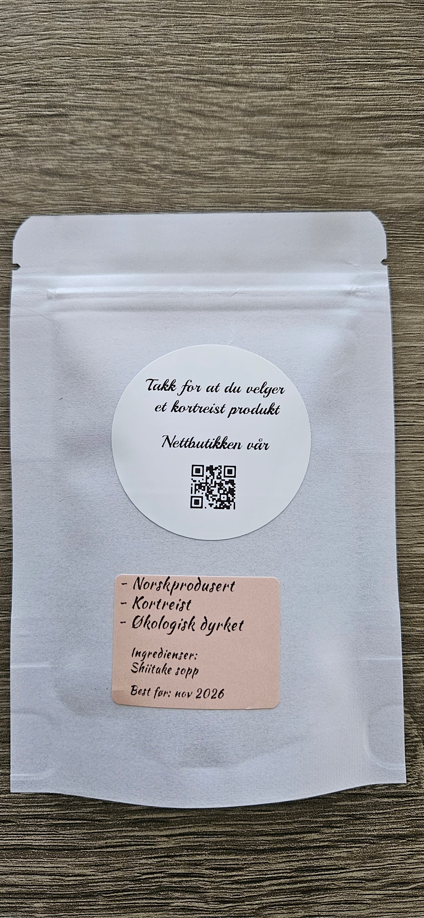 Rent Shiitake sopp-pulver